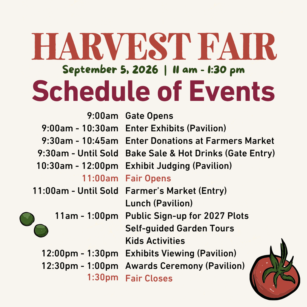 Schedule of Events